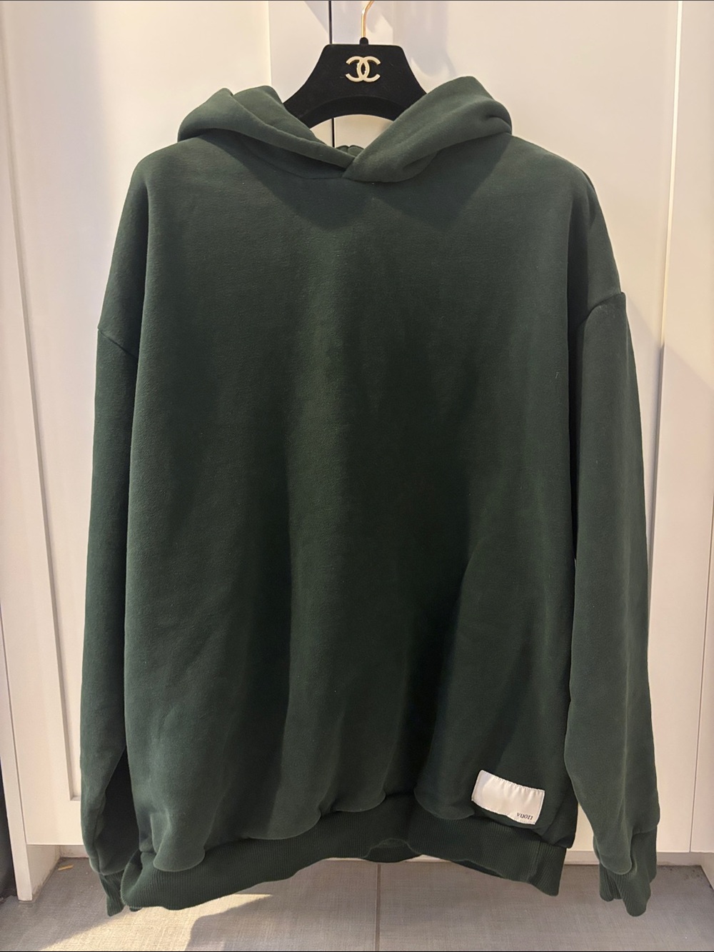 Vuori Women's Restore Oversized Hoodie Green Large - Picture 3 of 7